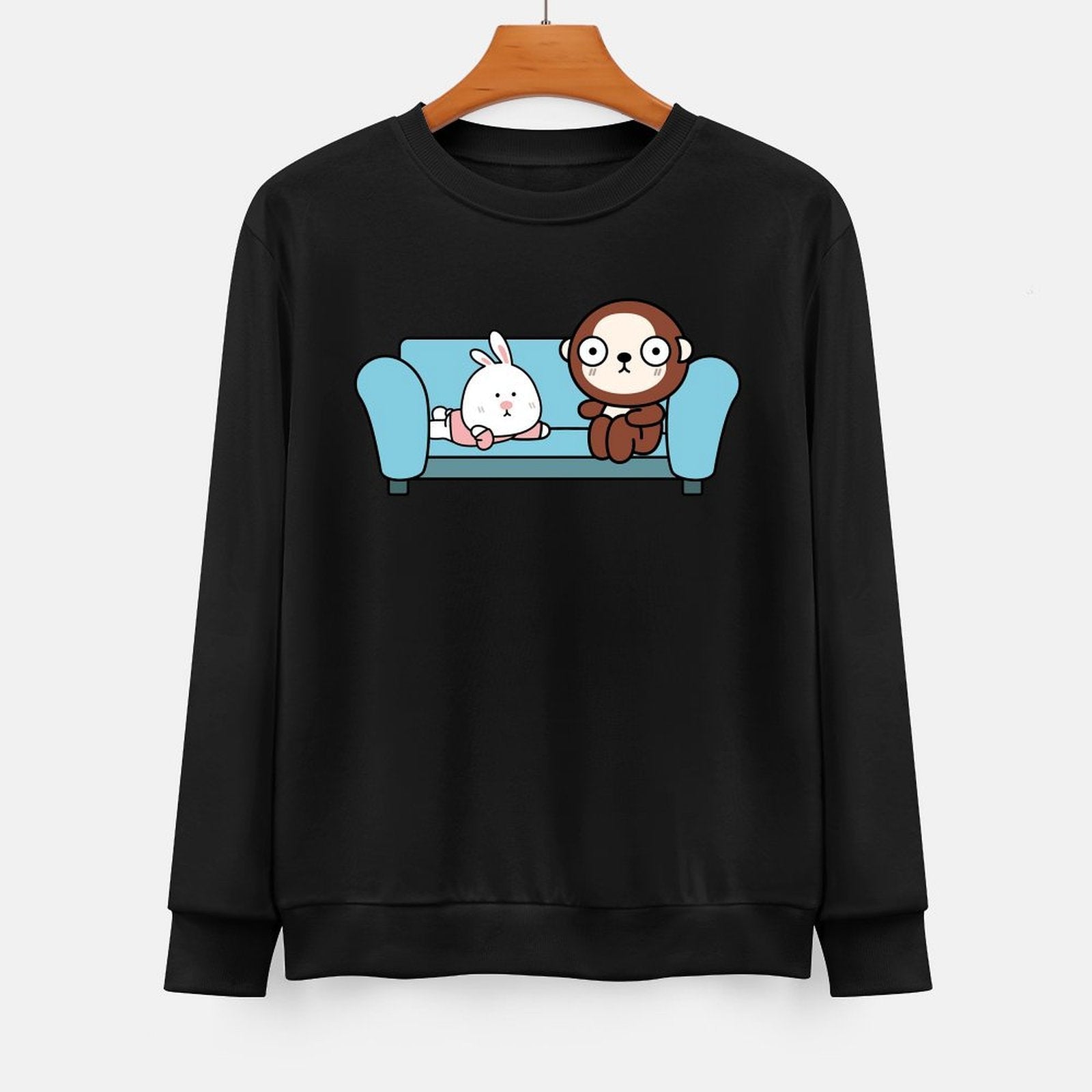 Front Patterned Long Sleeve TopWeekend CityStyle